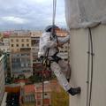 Trabajos verticales en fachadas