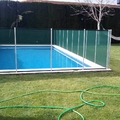 Valla para piscina, desmontable