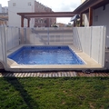 Valla para piscina, desmontable