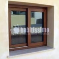 ventanal aluminio imitacion iroco