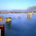 vista desde la torre más alta de la playa de benidorm