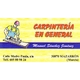 Carpintería Manuel Sanchez Jiménez