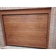 Secc.Imitac. Madera, Panel Liso, Dintel en Perfil Acero Galva