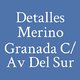Detalles Merino Granada c/ Av del Sur