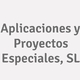 Logo Aplicaciones y Proyectos Especiales, SL_293990