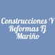 Logo Construcciones Y Reformas Fj Mariño