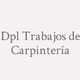 Logo Dpl Trabajos de Carpintería_396964