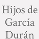Logo Hijos de García Durán_164259