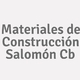 Logo Materiales de Construcción Salomón Cb_162309