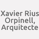 Logo Xavier Rius Orpinell, Arquitecte_311986