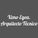 Logo Ximo Egea. Arquitecto Técnico