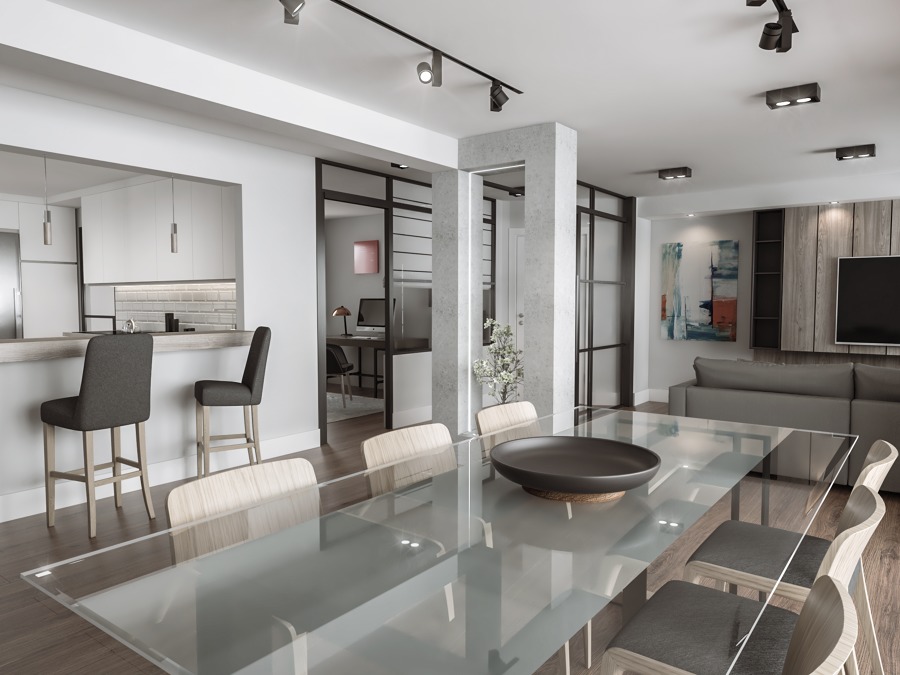 Visualización reforma piso