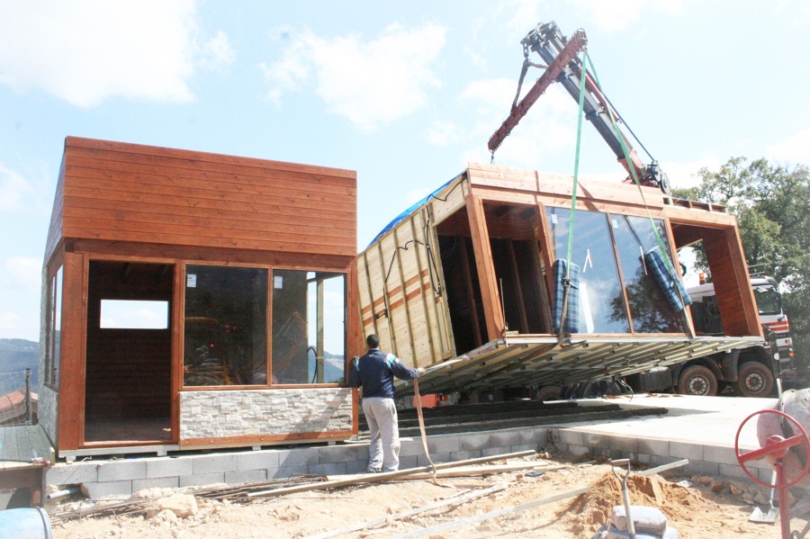 prefabricado de madera