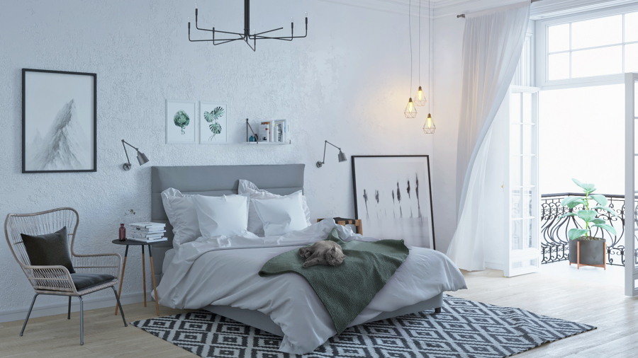 Diseño 3D dormitorio