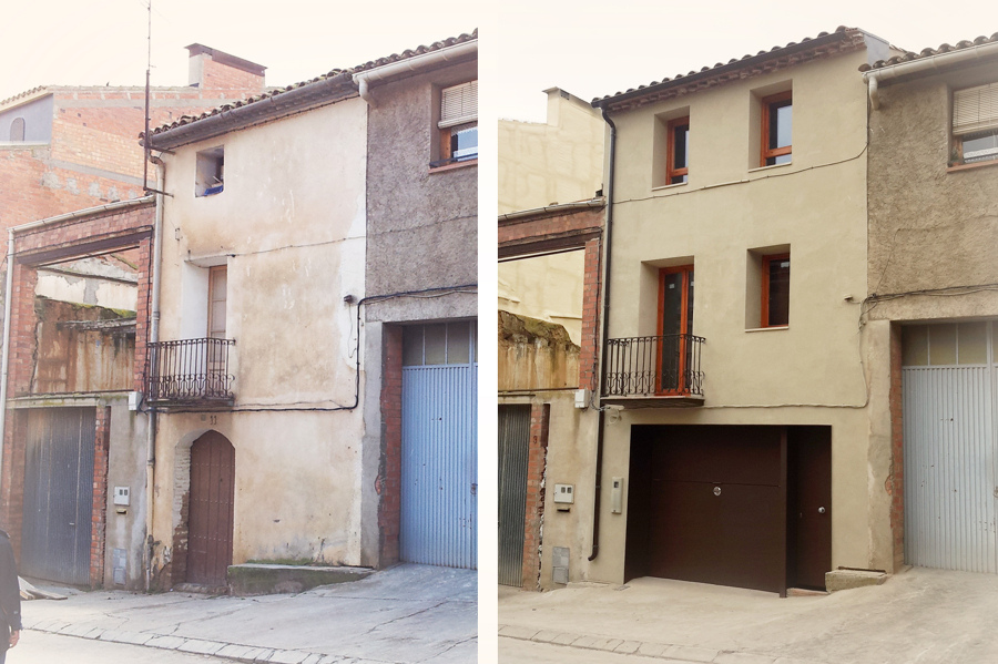 refomra estructural cubierta y fachada