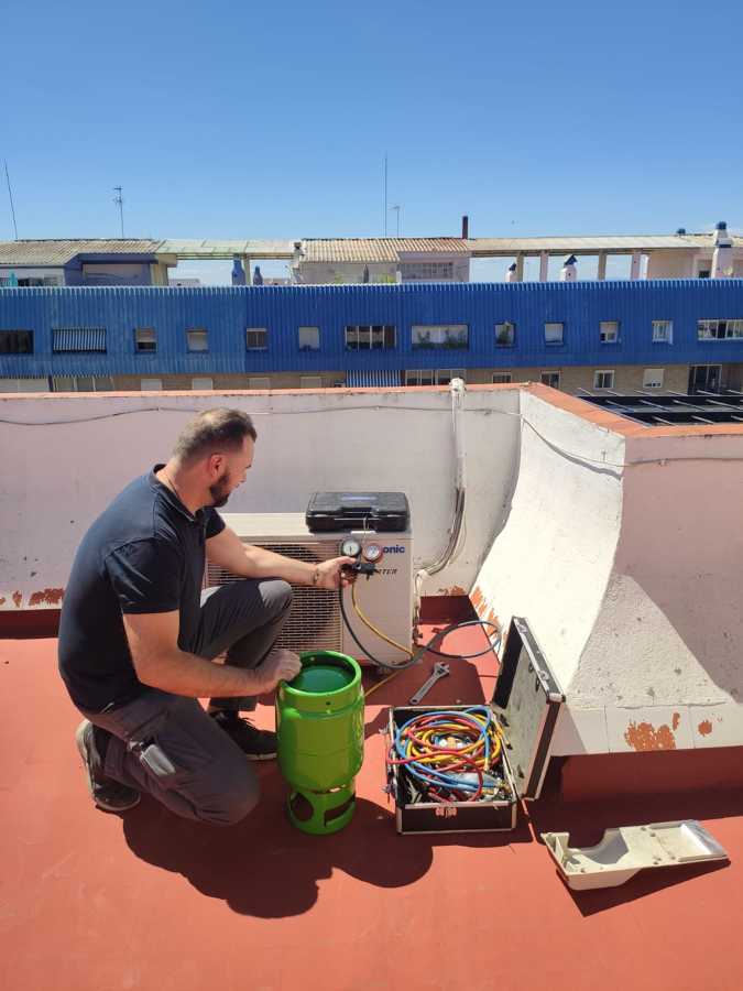 cargas de gas aire acondicionado