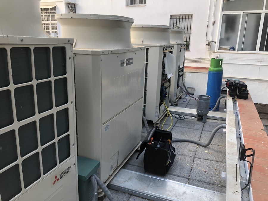 Sistema de climatización vrv Mitsubishi Electric