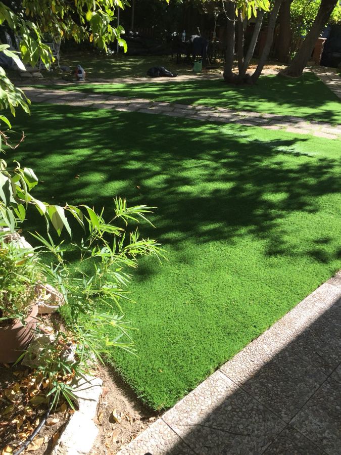 Instalación de cesped artificial