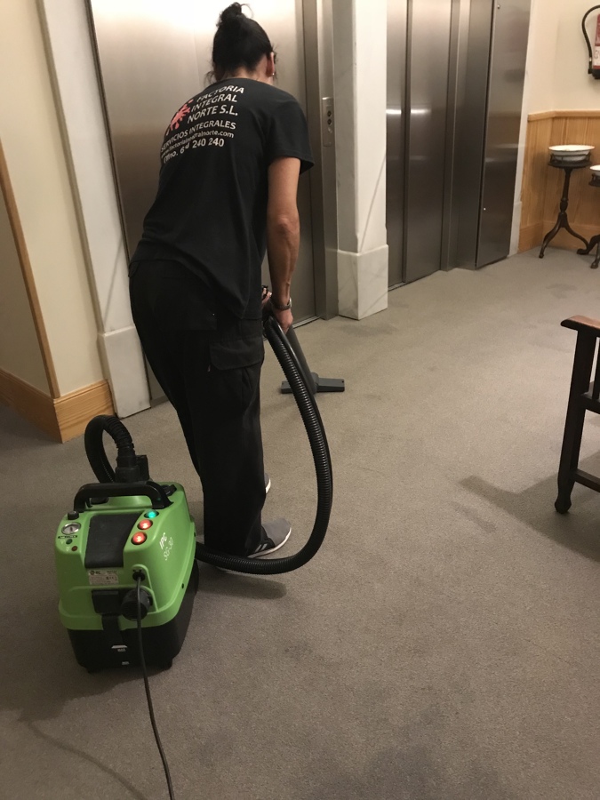 Limpieza de moqueta en balnearios y hoteles