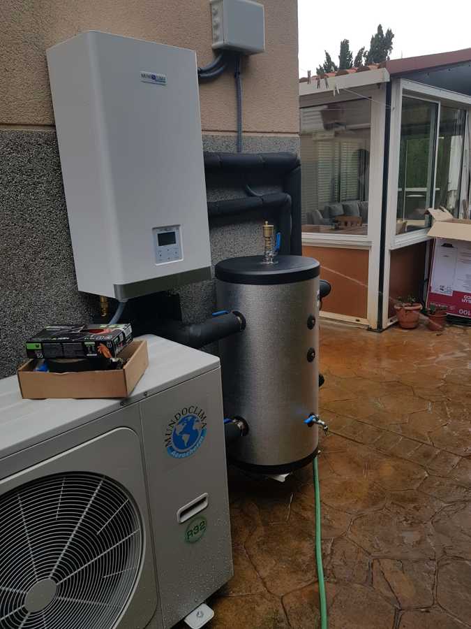 Instalación de aerotermia