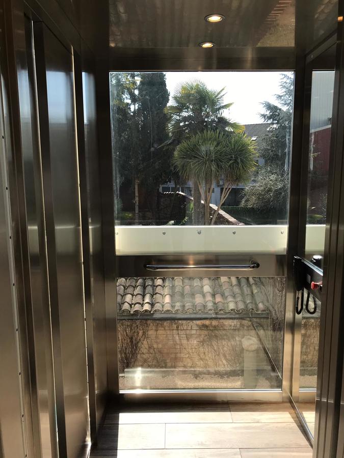 Elevador hidráulico panoramico