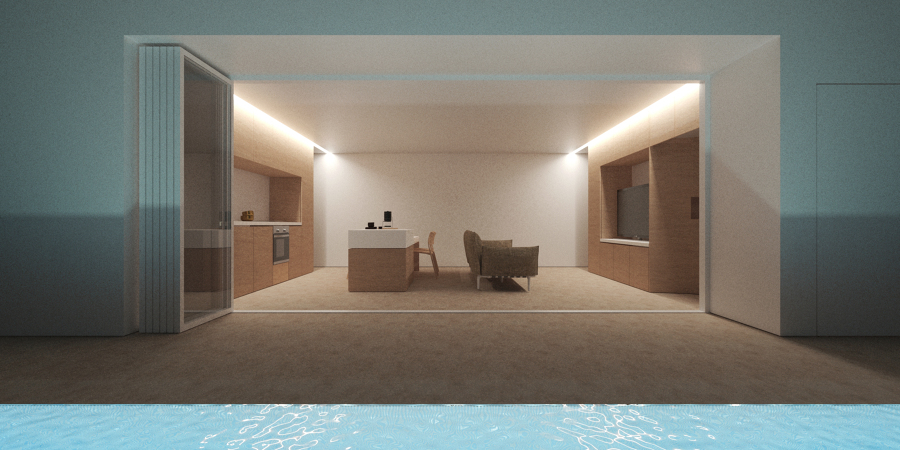 Piscina y salón Abedul II