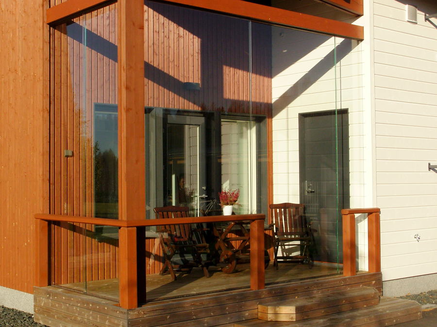 Cortina vidrio corredera