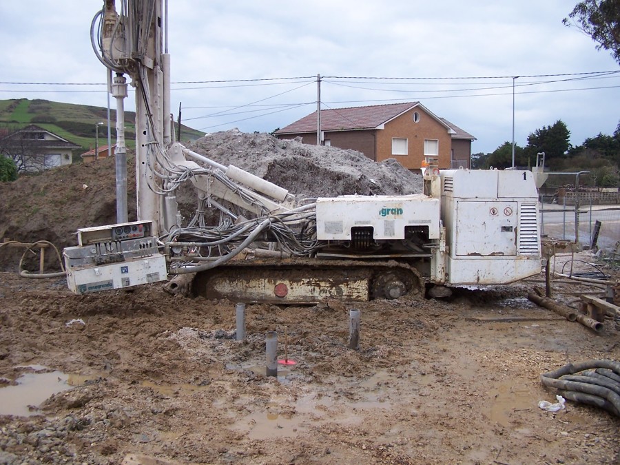 Micro pilotaje para estabilización de terreno y cimentación