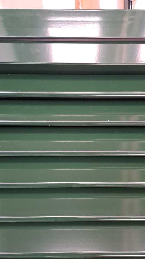 Persiana mallorquina verde inglés