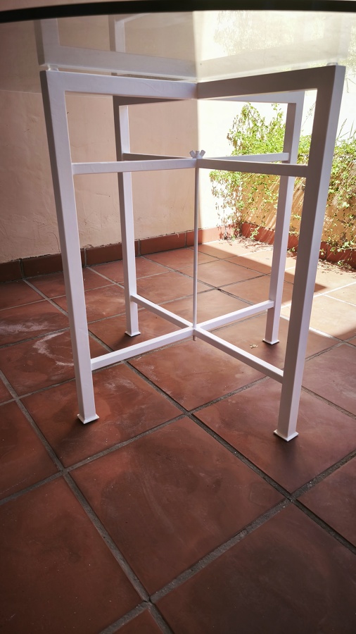 Steel garden furniture