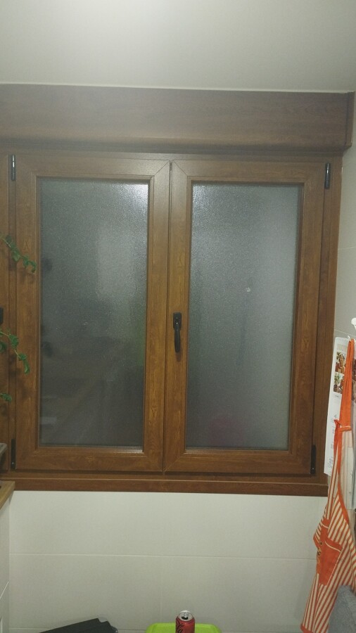 Ventanas PVC Cortizo roble dorado