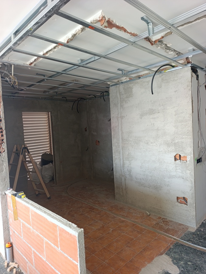 Techo de placas de Pladur