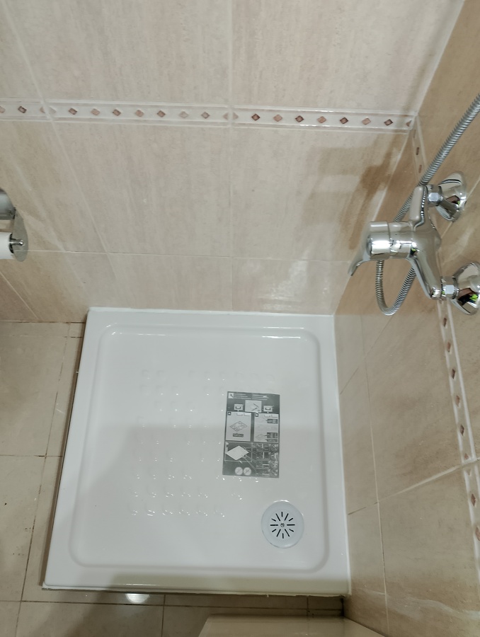 Colocación de un plato de ducha