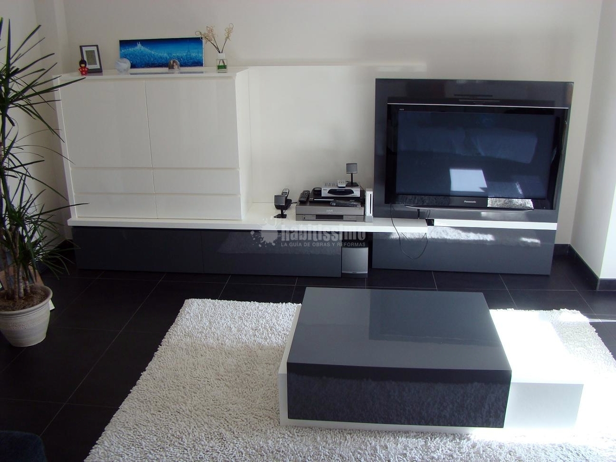 mueble y centro television movible, 