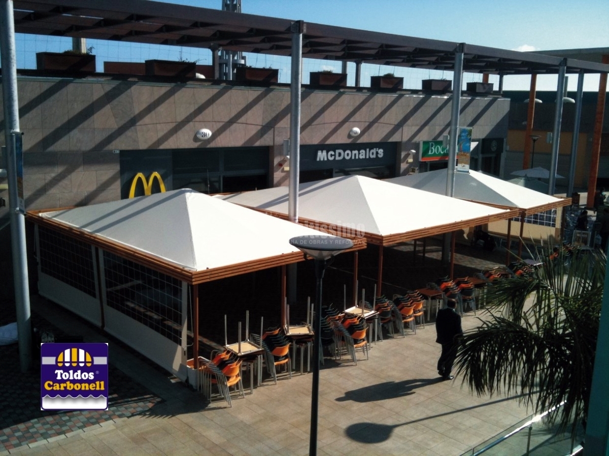 Toldos, Decoración, Rotulación