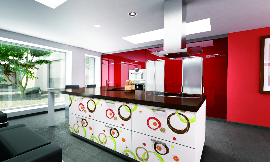 Vinilo círculos personalizado