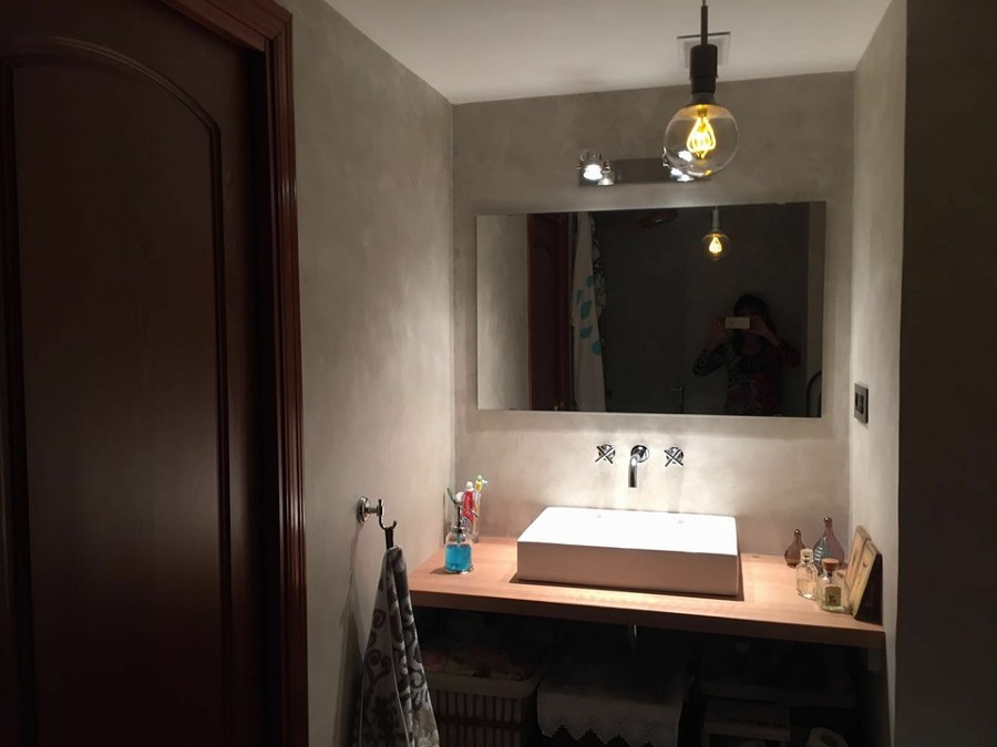 Baño de Microcemento