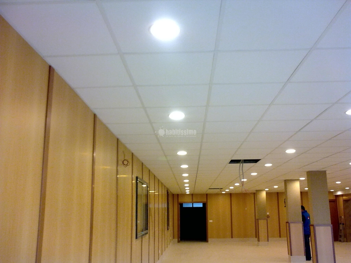 Insonorización, Pladur, Techos Registrables