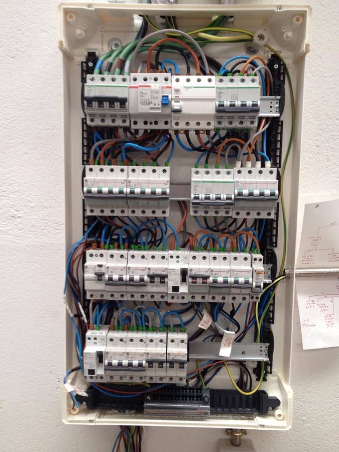 Cableado interno cuadro electrico