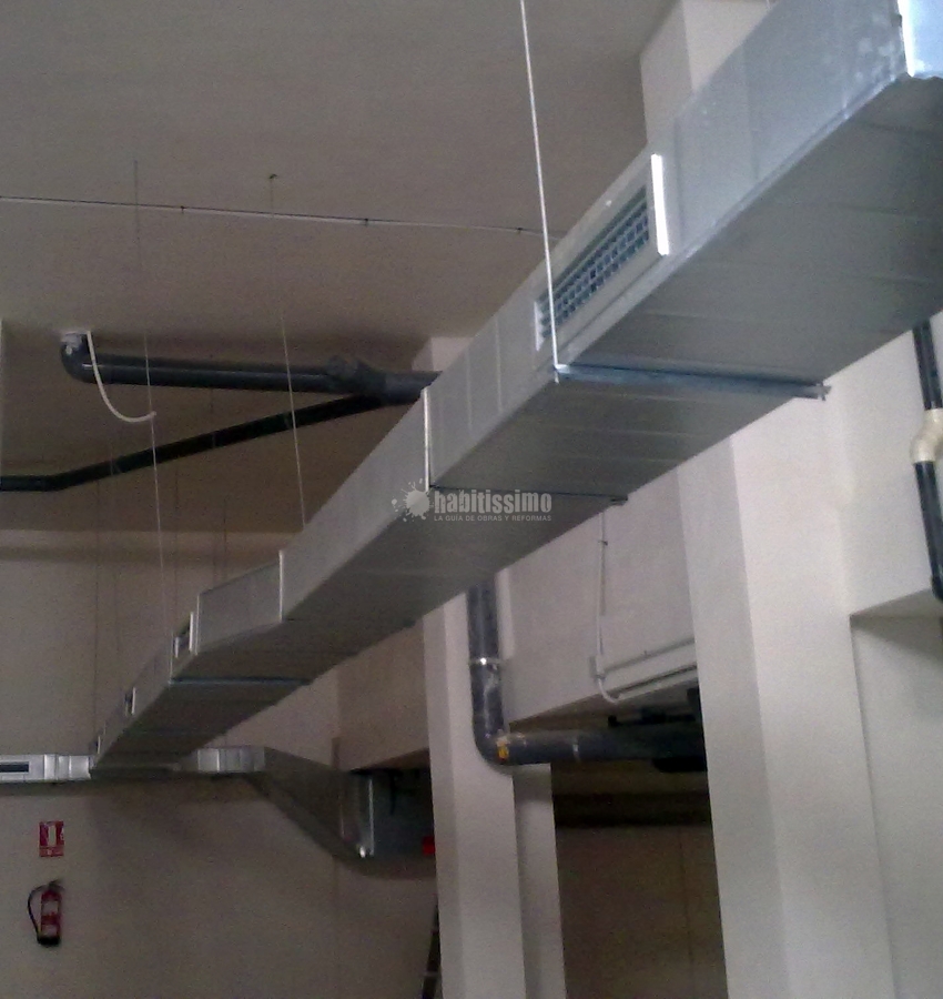 Aire Acondicionado, Conductos Fibra Chapa