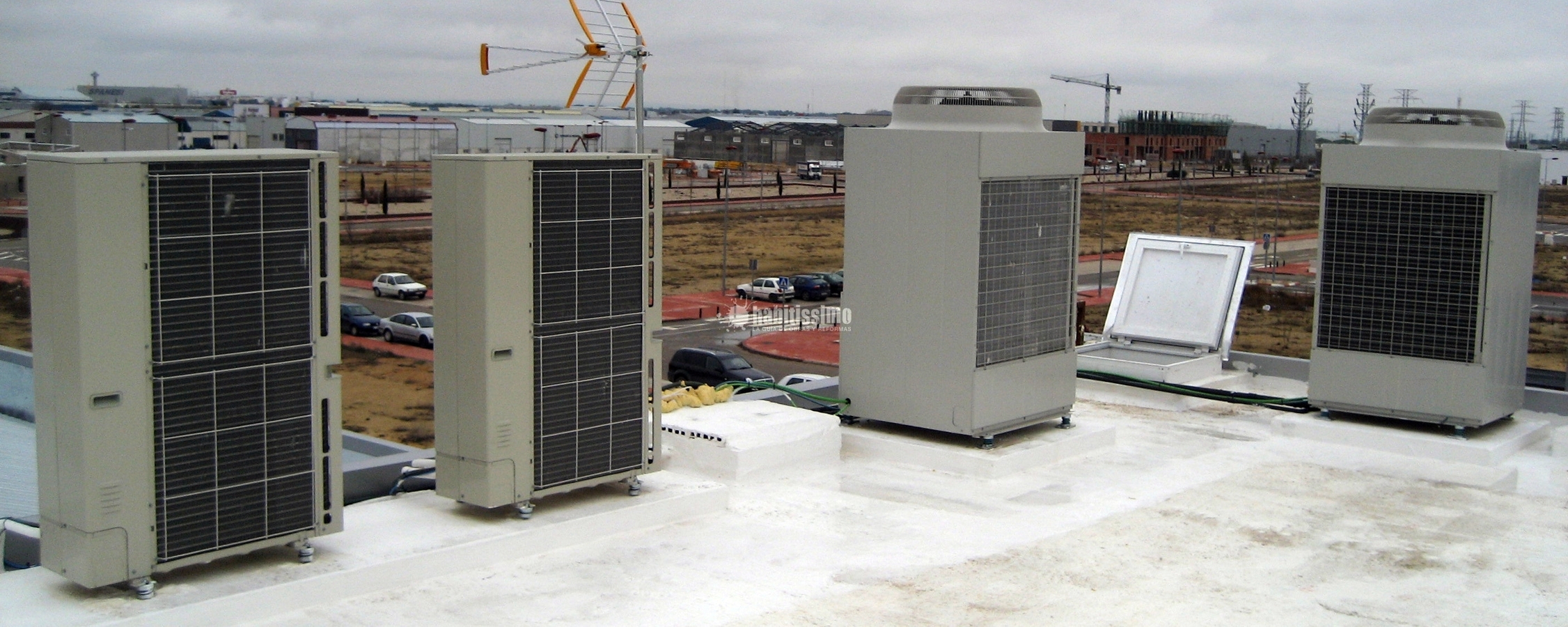 Aire Acondicionado, Conductos Fibra Chapa