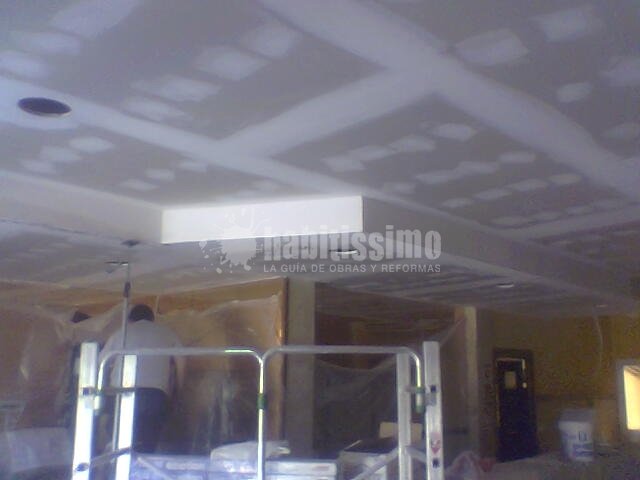 Pladur, Insonorización, Falso Techo