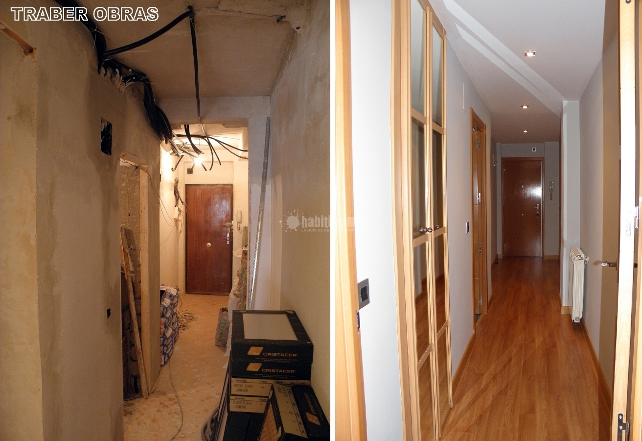 Año 2010. Reforma integral de vivienda por Traber Obras. Madrid, distrito Chamartin.