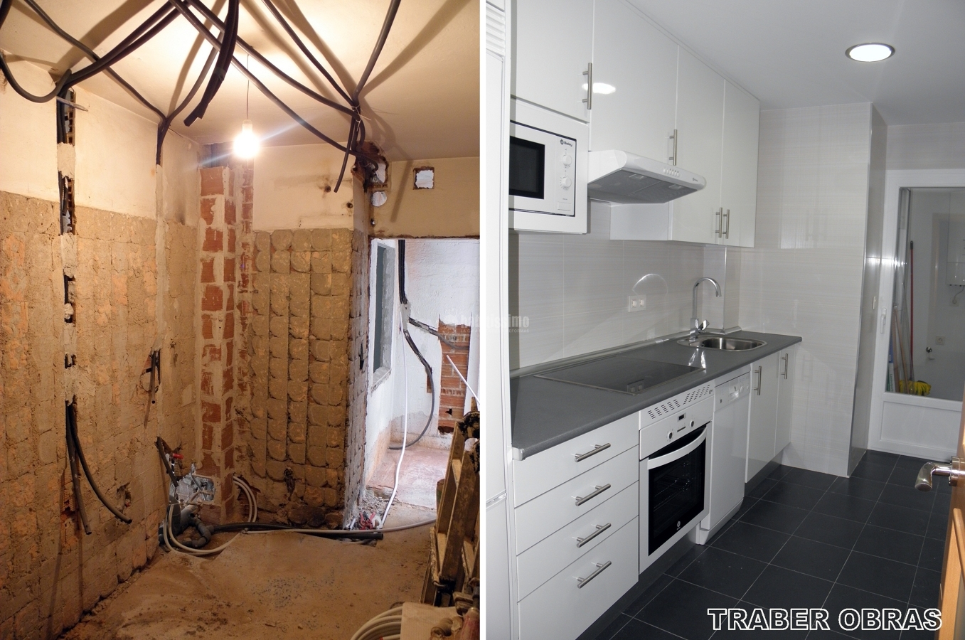 Año 2010. Reforma integral de vivienda por Traber Obras. Madrid, distrito Chamartin.