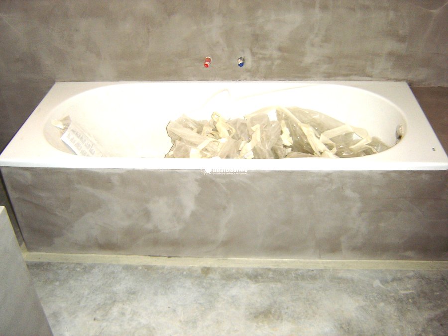 reforma con microcemento