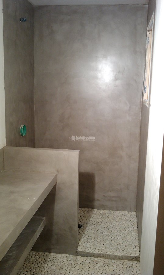 reforma con microcemento