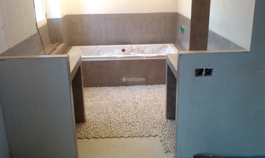 reforma con microcemento