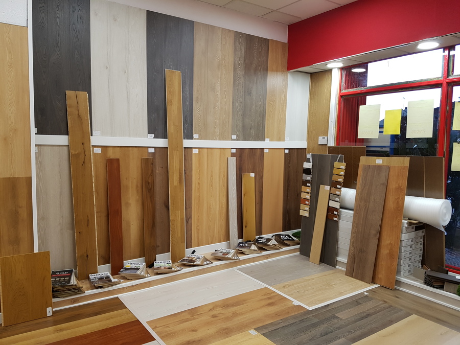 Exposición de la tienda