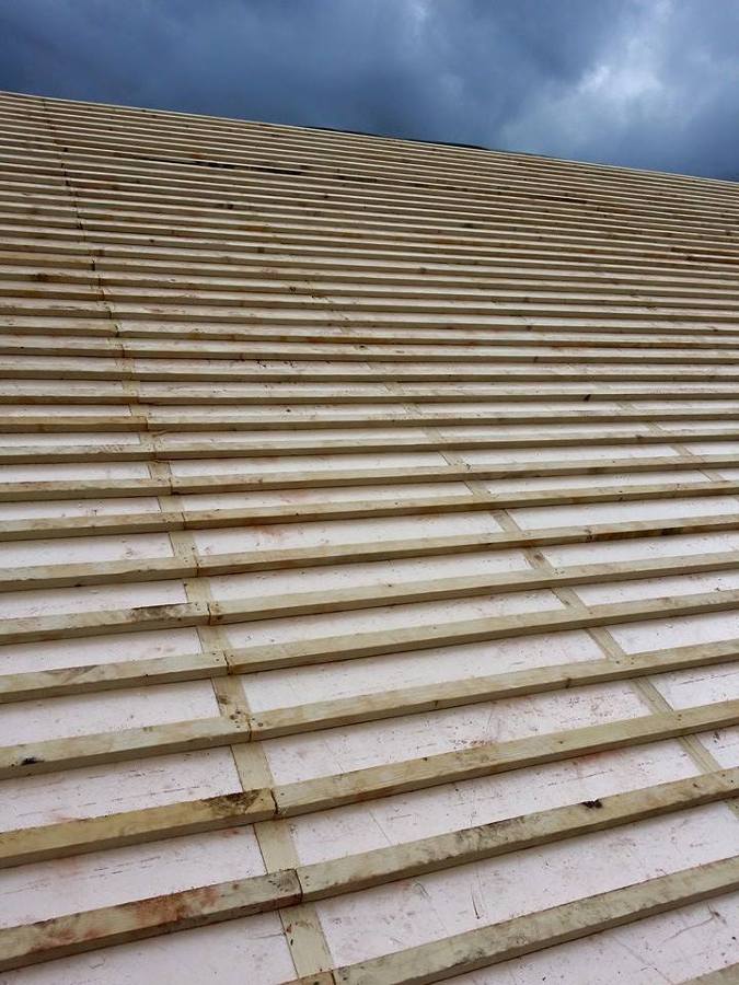 aislamiento cubierta pizarra