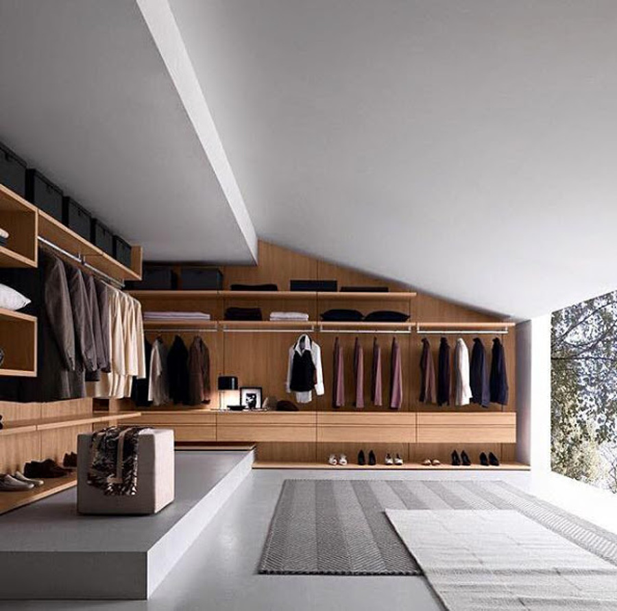 vestidor bajo buhardilla